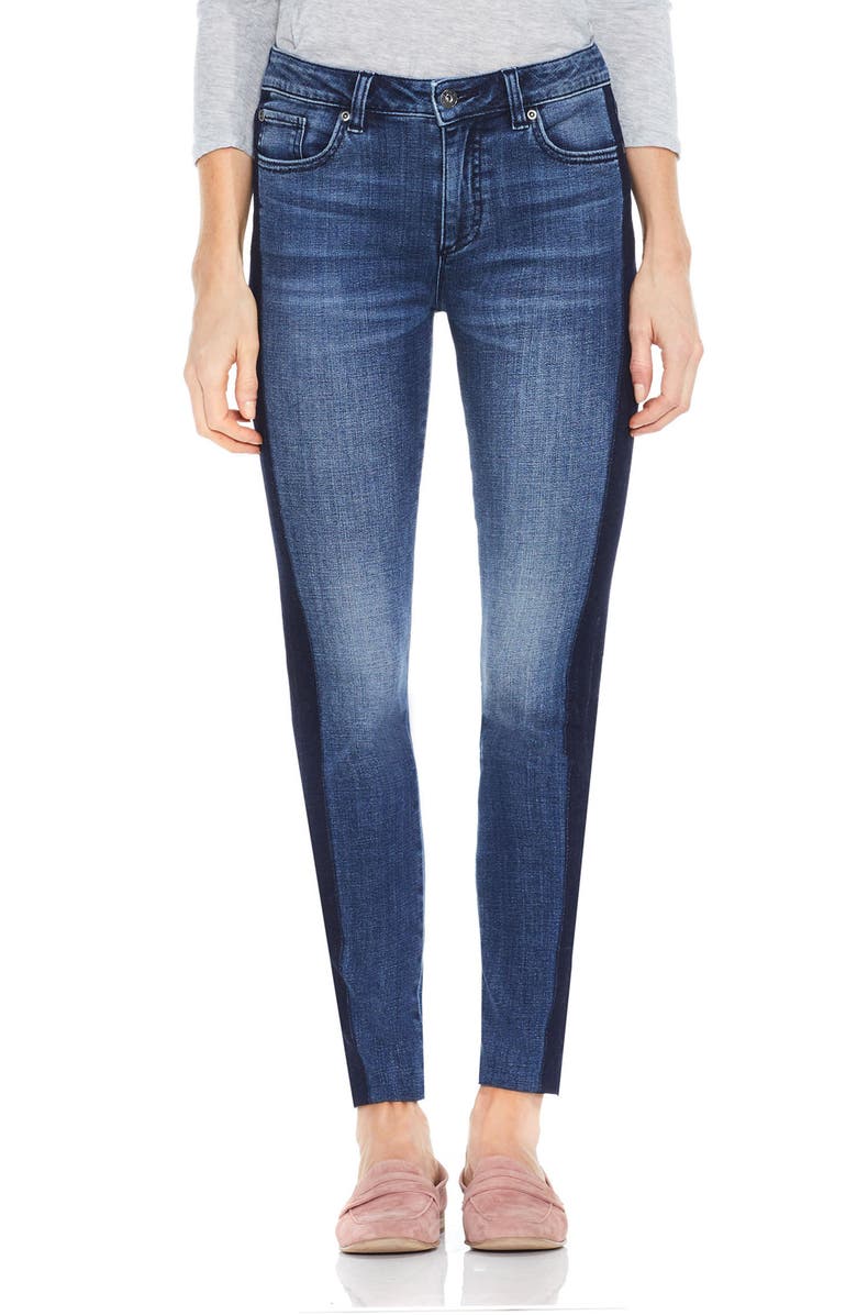 Vince Camuto Two by Vince Camuto Two-Tone Skinny Jeans, Main, color, 