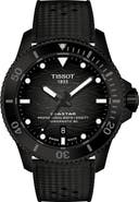 Tissot Seastar 2000 Professional Powermatic 80 Rubber Strap Watch, 46mm