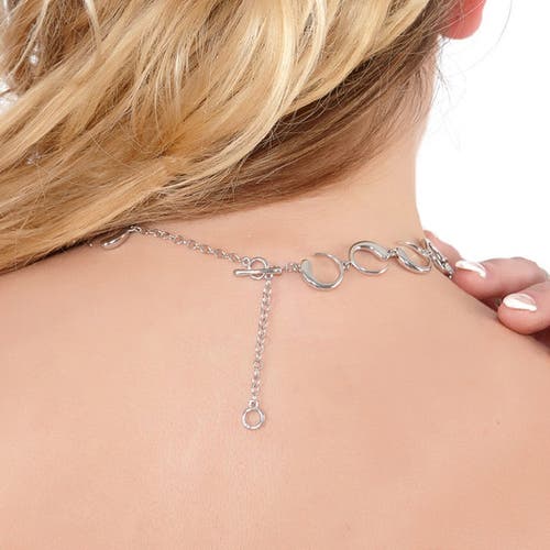 Lucy Quartermaine Luna Necklace In Sterling Silver