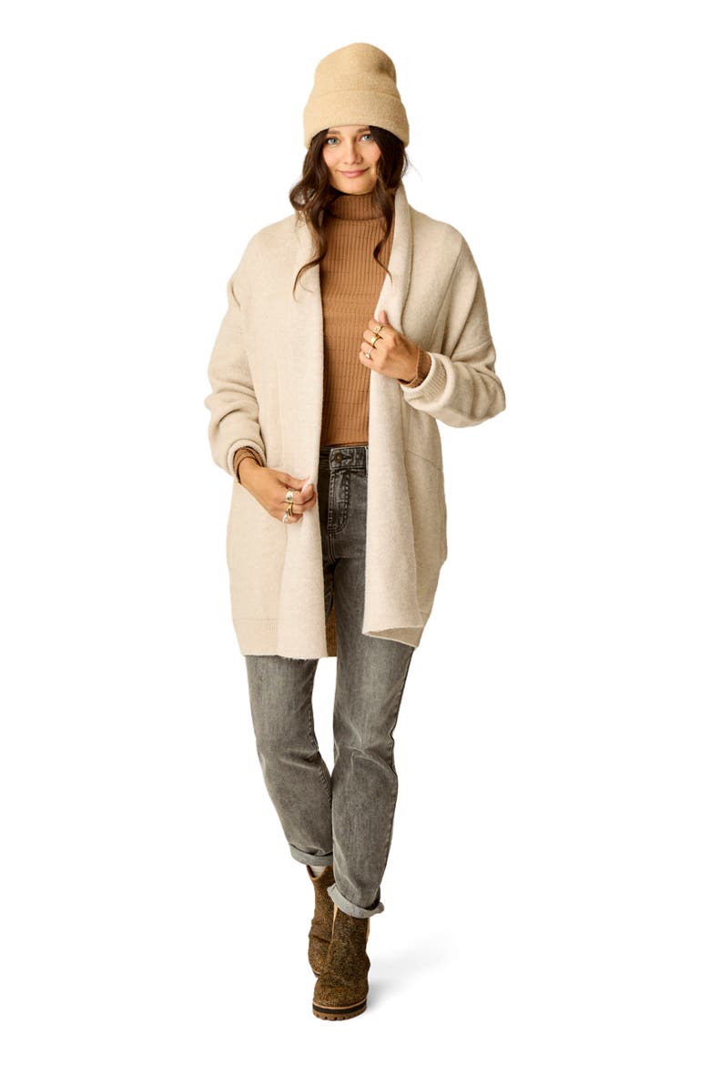 Priya Topper, Main, color, Oatmeal Heather