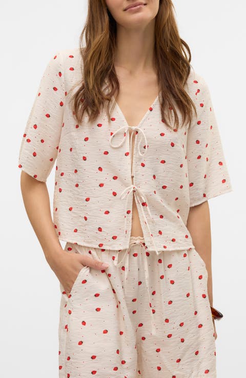 Tie Front Top
