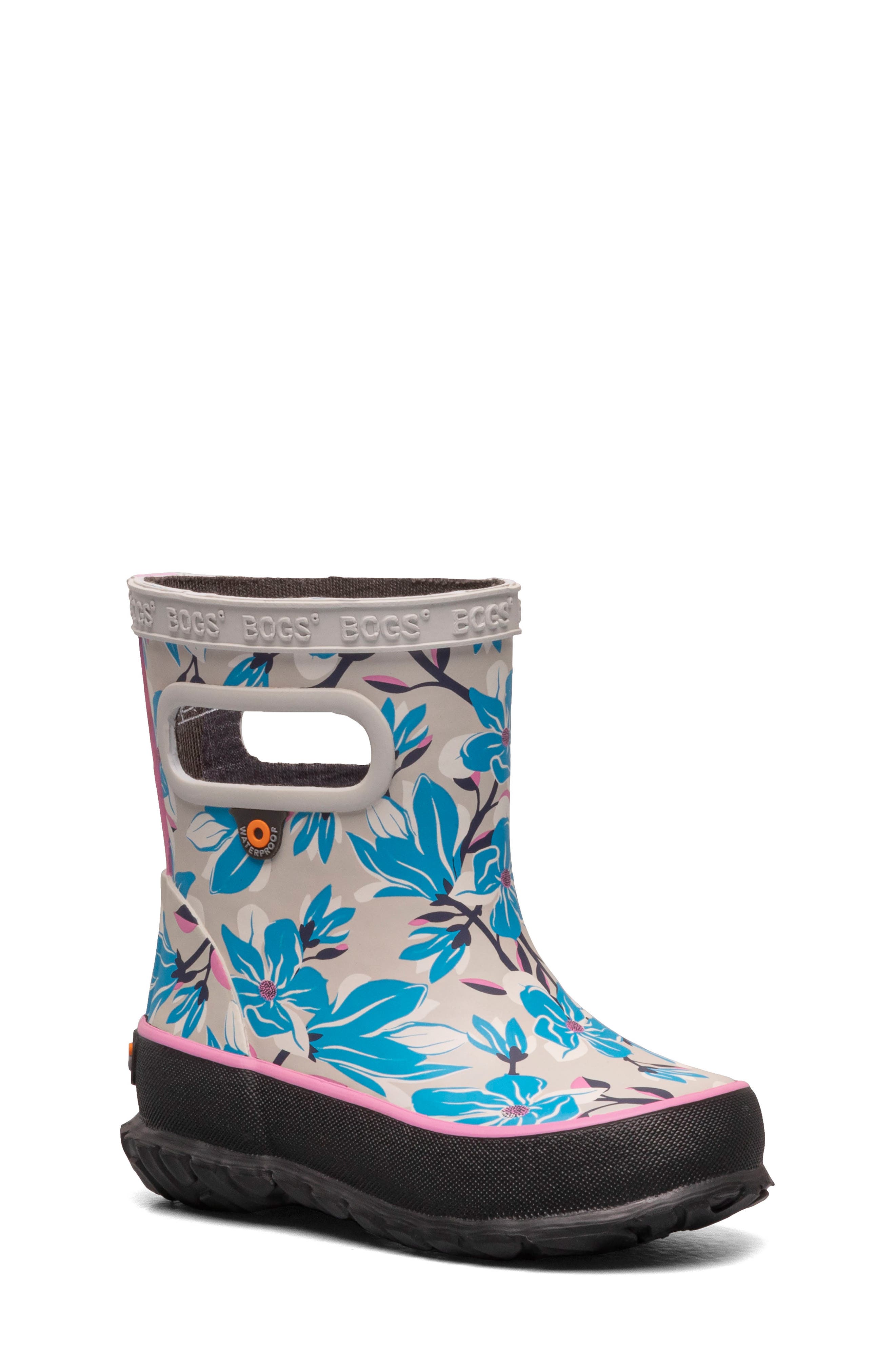 Bogs Skipper Magnolia Waterproof Rain Boot, Main, color, Oyster