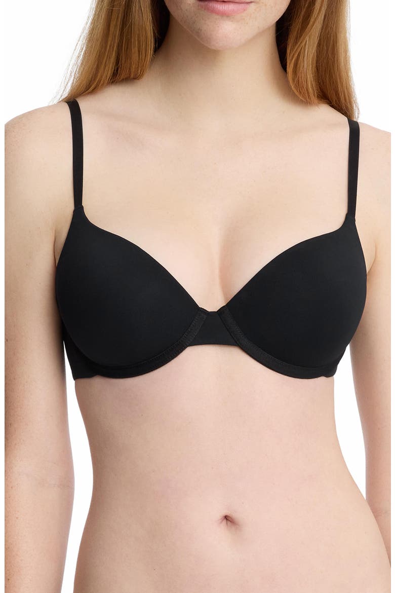 Insider Convertible T-Shirt Bra, Main, color, Black