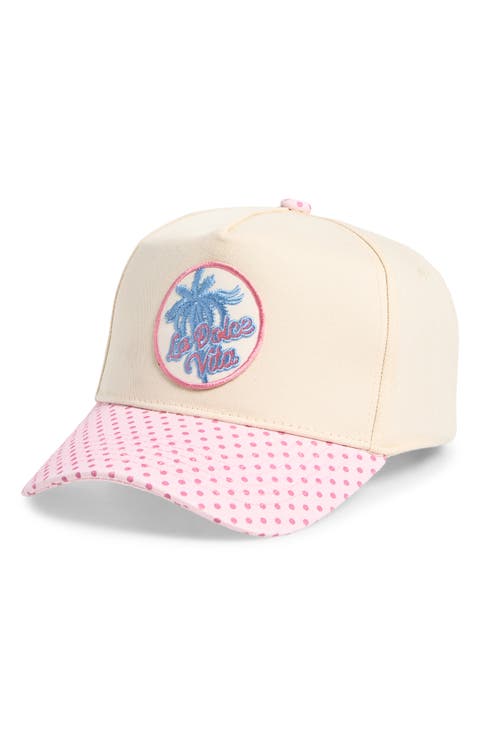 La Dolce Vita Canvas Baseball Cap