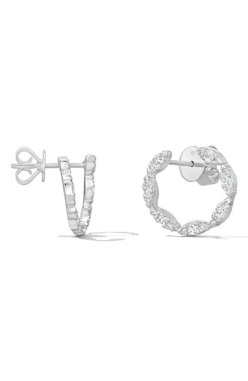 Hearts On Fire Aerial Wrap Earrings In White Gold/diamond