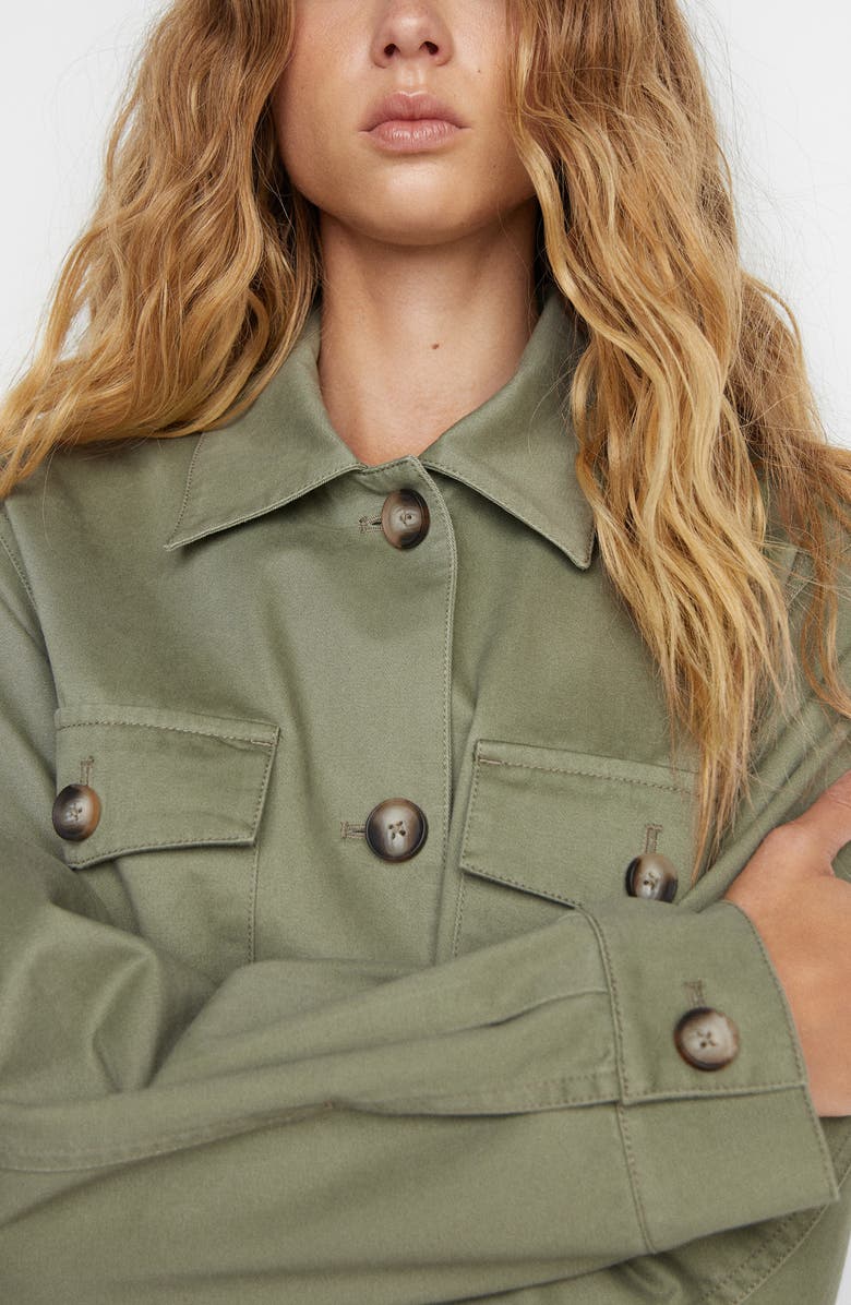 MANGO Cotton Overshirt, Alternate, color, 