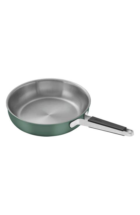 Pure 11-Inch Stainless Steel Green Sauté Pan