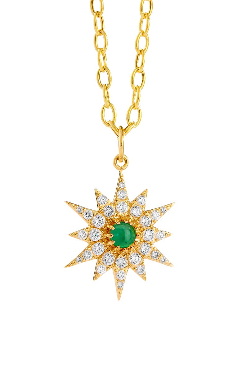 SYNA Wishburst Emerald Charm, Main, color, Emerald
