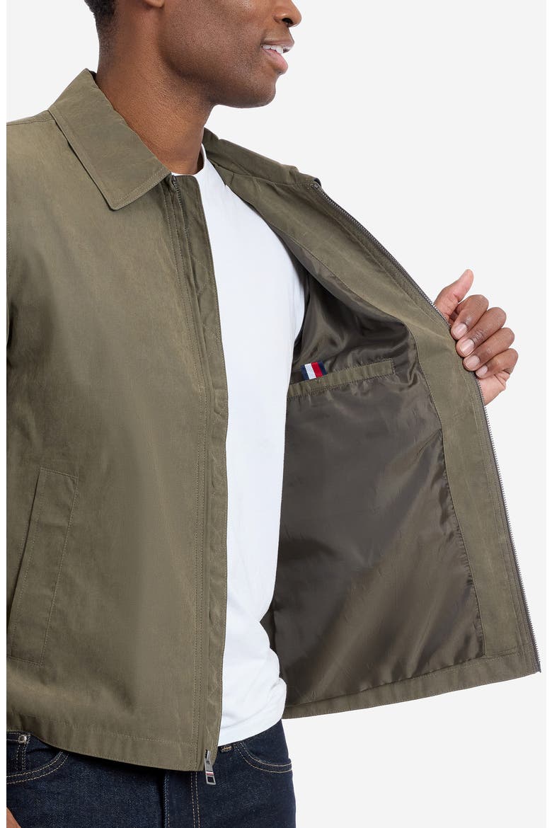 Microfiber Golf Jacket, Alternate, color, OLIVE