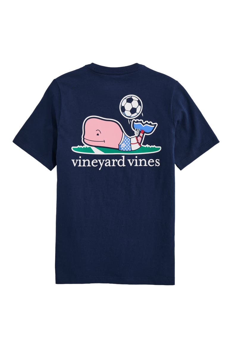 Kids' USA Soccer Whale Pocket Graphic T-Shirt, Alternate, color, BLUE BLAZER