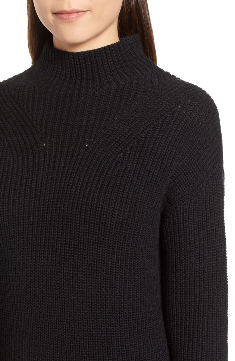 Caslon<sup>®</sup> Ribbed Sweater Dress, Alternate, color,