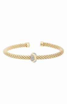 Diamond Mesh Cuff Bangle