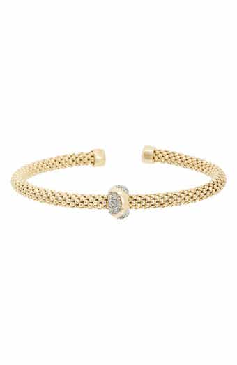 Diamond Mesh Cuff Bangle