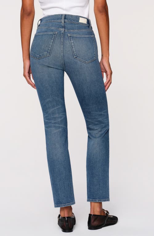 Dl1961 Halle Straight Instasculpt High Rise Jeans Palm Springs (dl Airbrushed) In Ocean City Ultimate
