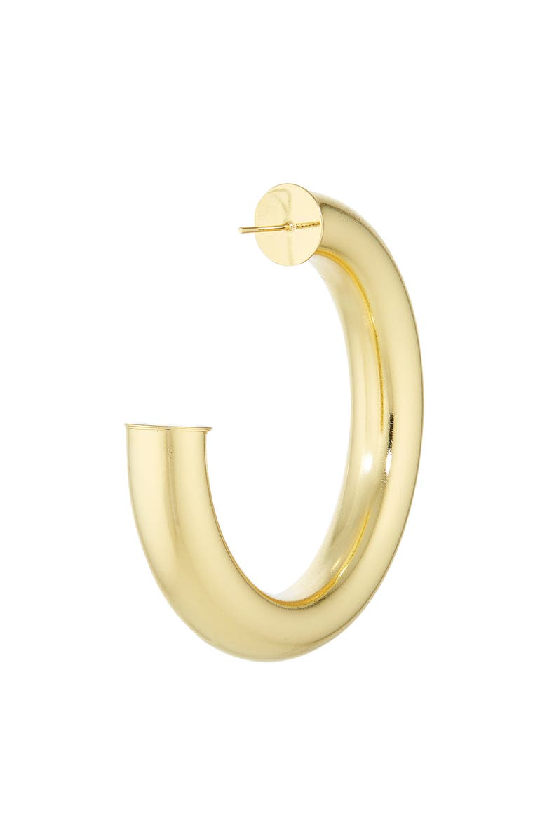 Éliou Kayo Oversize 18K Gold Plate Hoop Earrings, Alternate, color, Gold