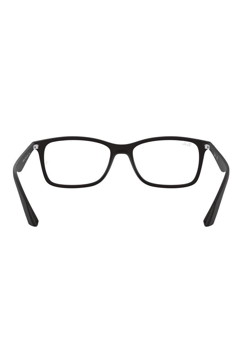 54mm Square optical glasses, Alternate, color, MATTE BLACK