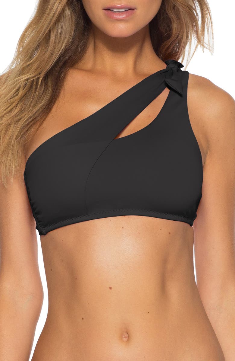 Becca Color Code Asymmetrical Bikini Top, Main, color, 