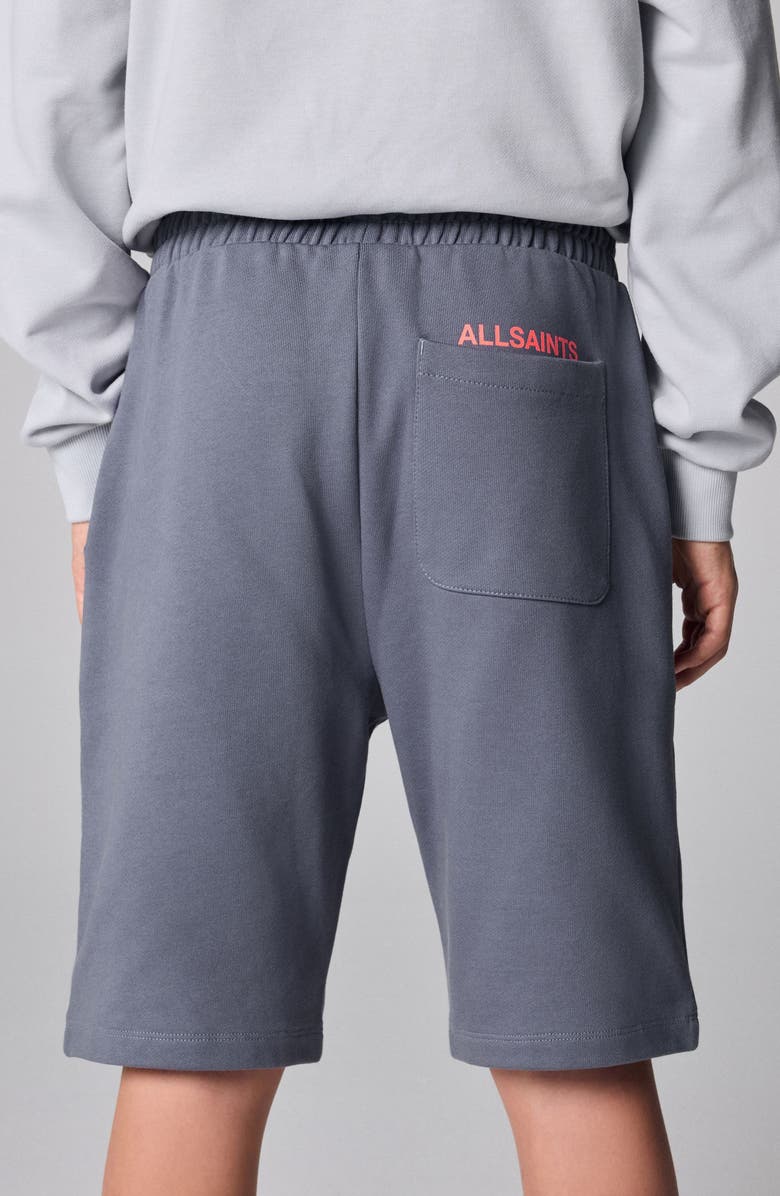 smALLSAINTS by ALLSAINTS Kids' Underground Logo Sweat Shorts, Alternate, color, Blue