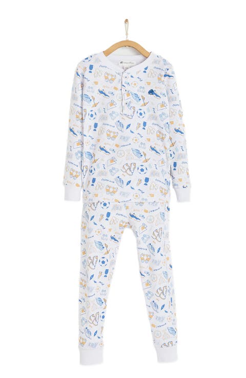 Premium Peruvian Pima Cotton Inter Snug Fit Long Pajama Set for Toddler