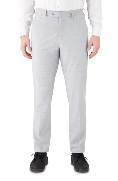 Windowpane Dress Pants