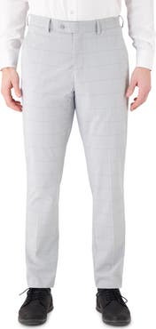 Victor Emmanuel Windowpane Dress Pants