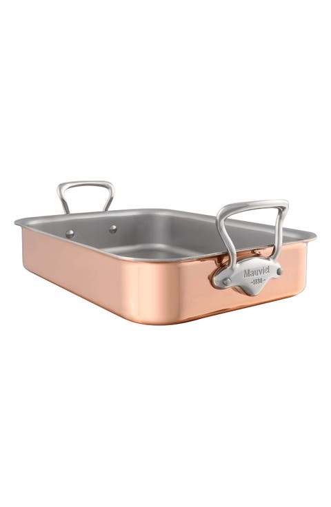 'M'héritage - M'150s' Copper & Stainless Steel Roasting Pan with Rack