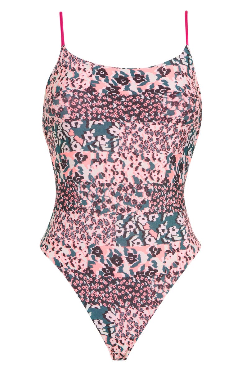 Maaji Luster Reversible One-Piece Swimsuit, Alternate, color, Pink