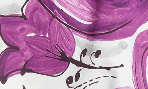 Dolce & Gabbana Dolce&gabbana Majolica Print Cotton Poplin Shirt In Purple
