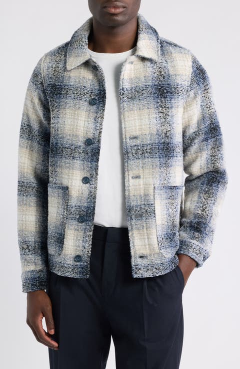 Cesar Plaid Shirt Jacket