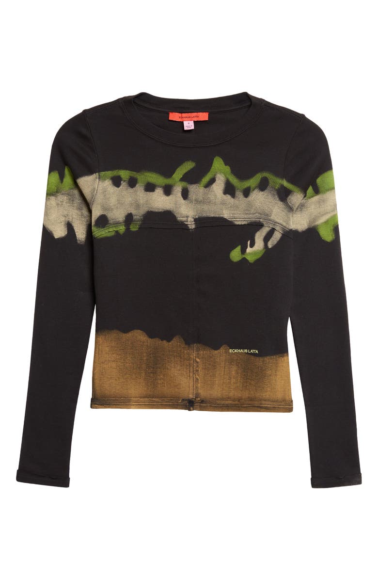 Eckhaus Latta Lapped Baby Tee, Alternate, color, 