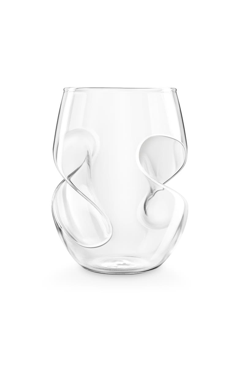 FINAL TOUCH Conundrum Red Wine Glasses, Set of 4, Alternate, color, Clear