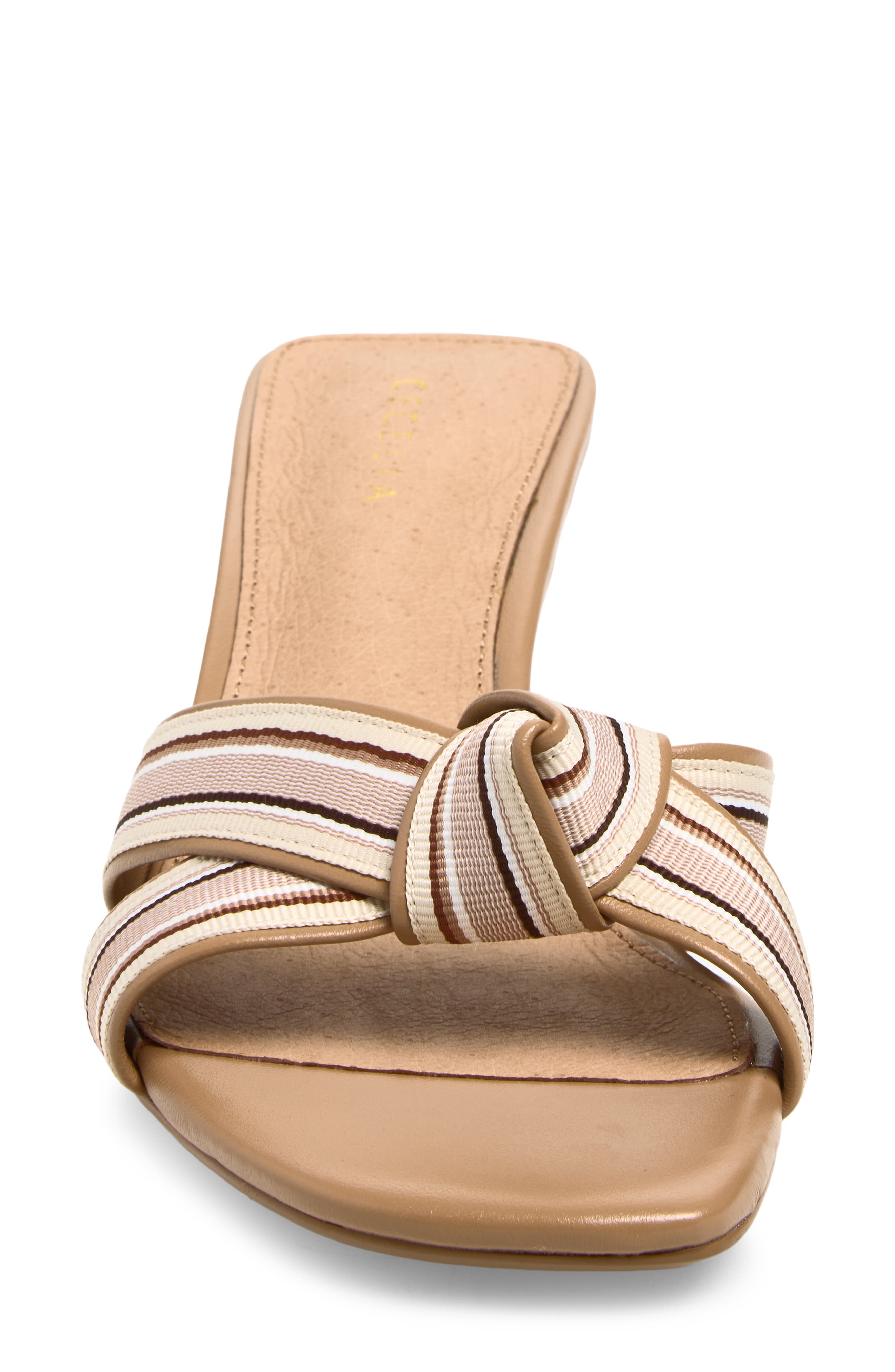 Fred Kitten Heel Slide Sandal, Alternate, color, TEA MULTI
