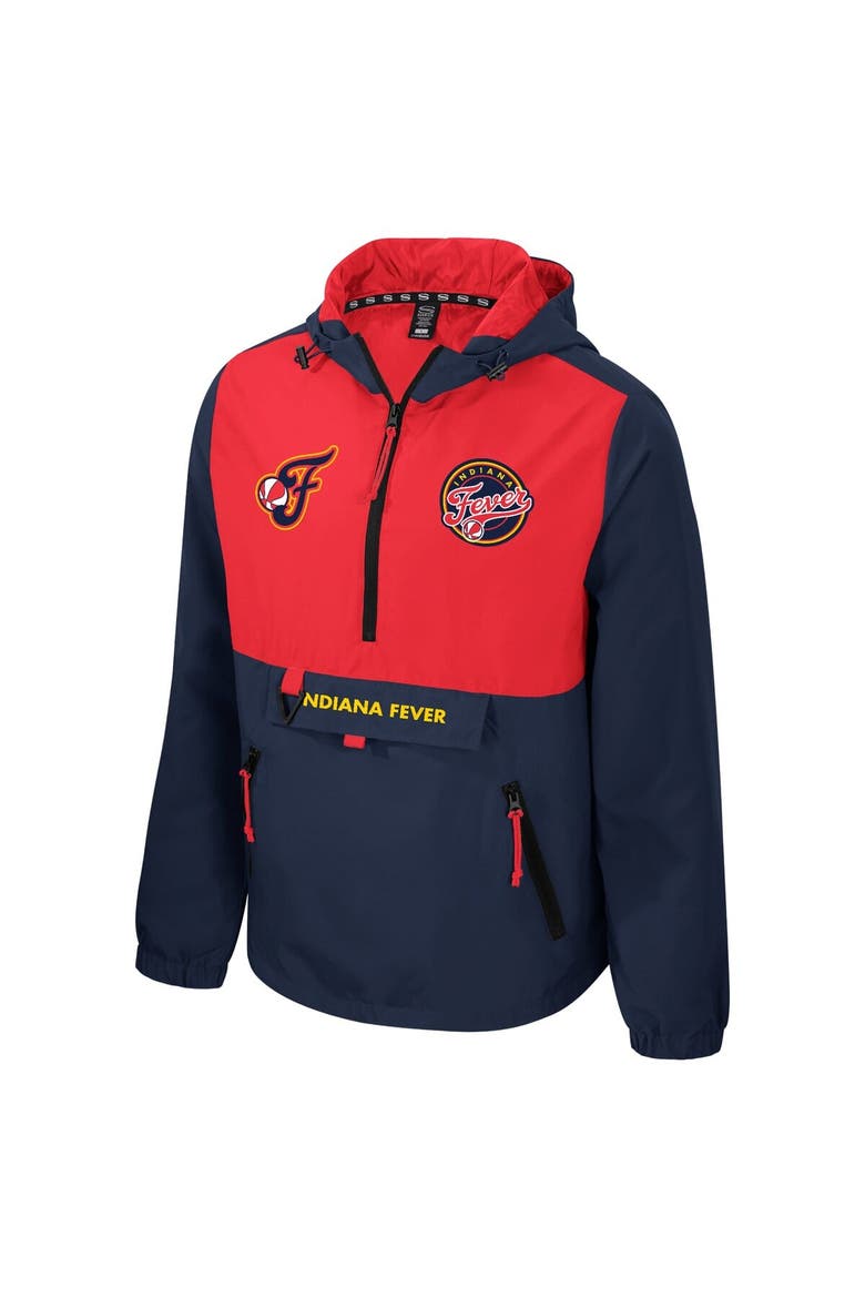 Unisex Stadium Essentials  Navy/Red Indiana Fever Legends Challenger Quarter-Zip Jacket, Alternate, color, Navy