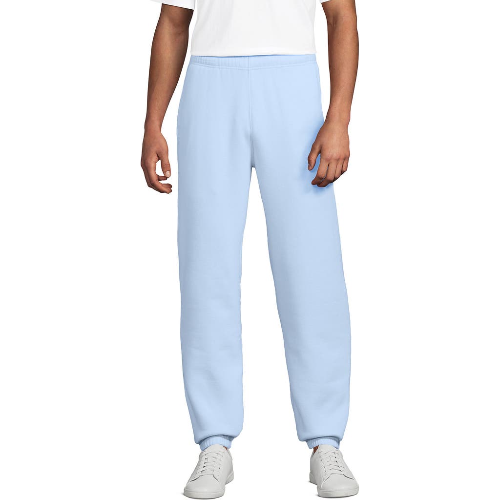 Lands' End Serious Sweats Sweatpants In Blue