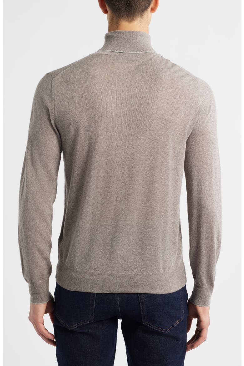 Turtleneck Wool Sweater, Alternate, color, BEIGE