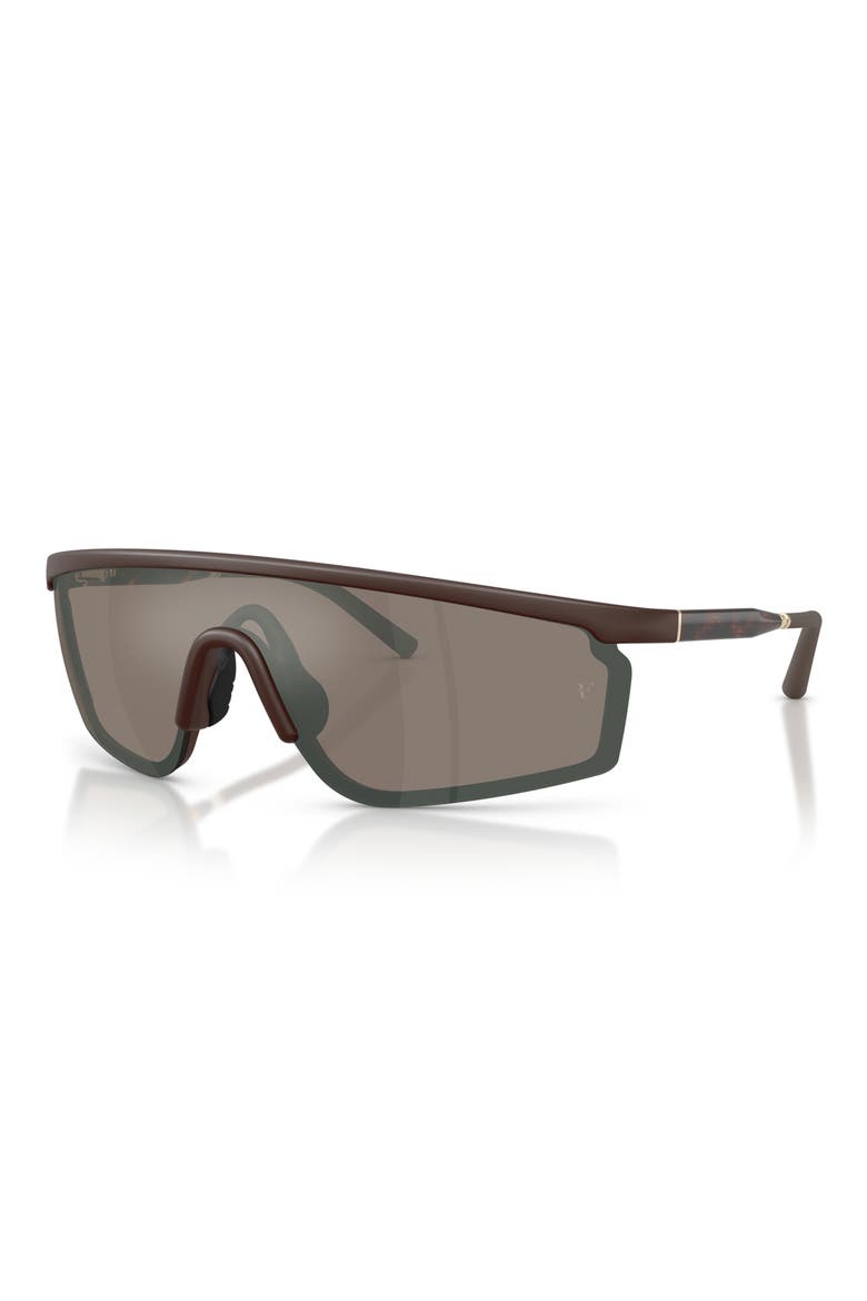 143mm Roger Federer R-20 Irregular Sunglasses, Alternate, color, MOCHA / SIERRA FLASH MIRROR