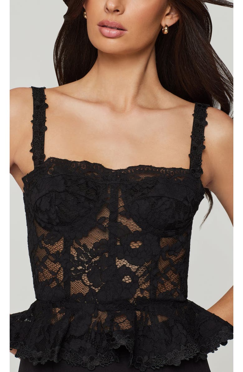 Generation Love Nicole Mesh Lace Bustier, Alternate, color,