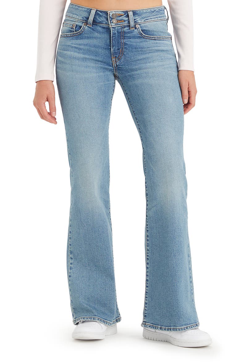 Superlow Flare Jeans, Main, color, THE BIG IDEA