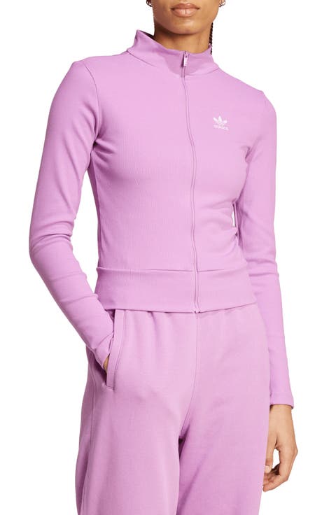 Trefoil Essentials Rib Track Jacket