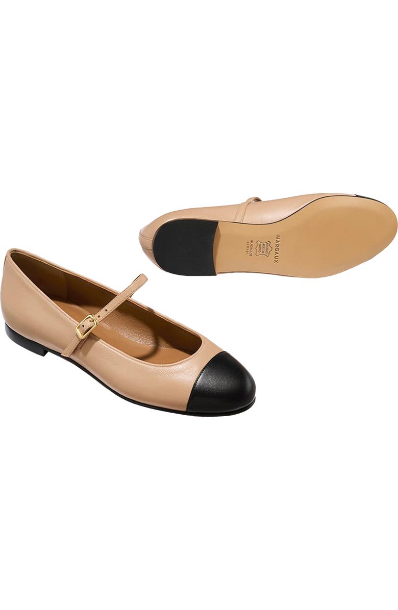 MARGAUX The Cap-Toe Demi Jane, Alternate, color, Dune And Black