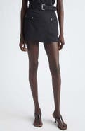 Proenza Schouler Bruni Cotton Drill Wrap Front Shorts