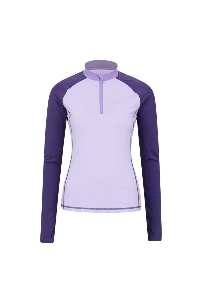 Helston Long-Sleeved Rash Guard, Main, color, Purple