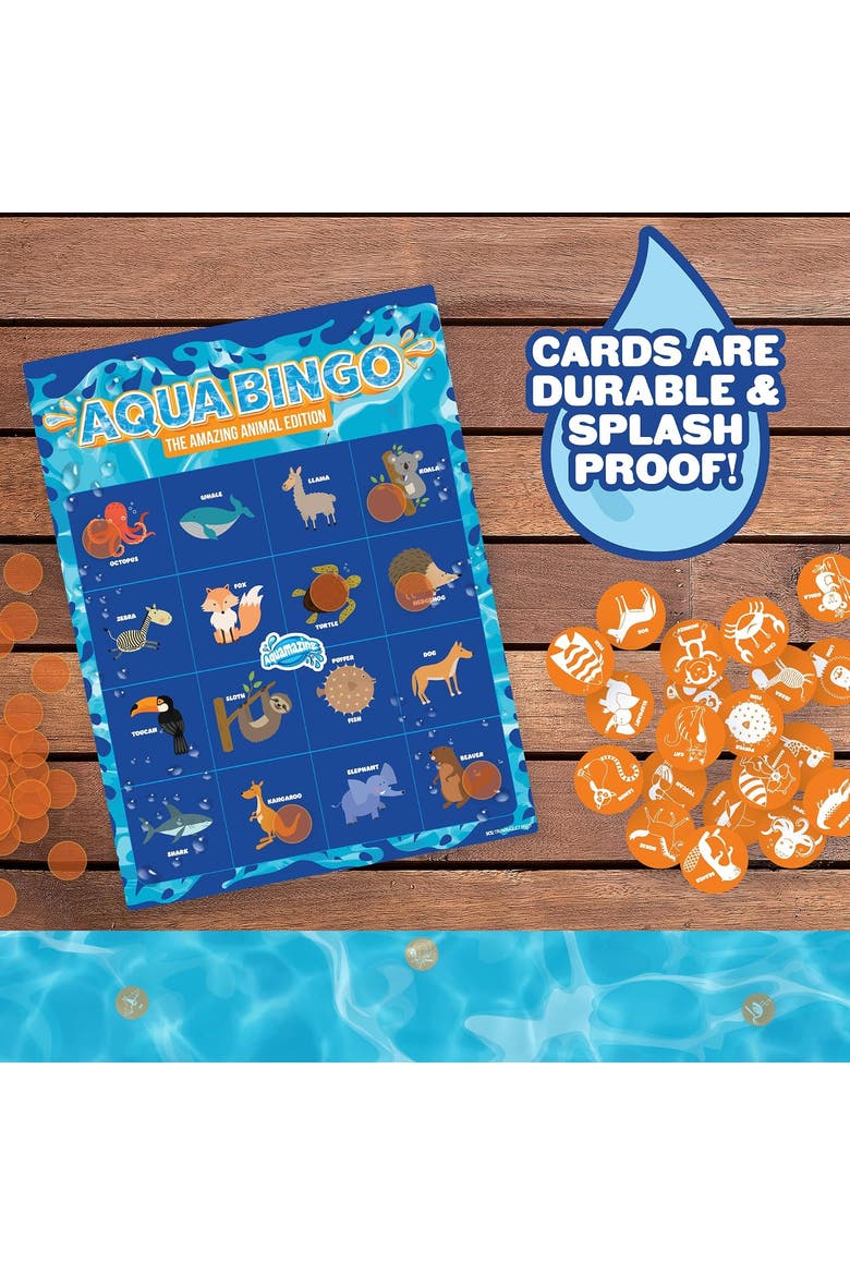 Kids' Animal Pool Bingo Diving Game Set, Alternate, color, Blue