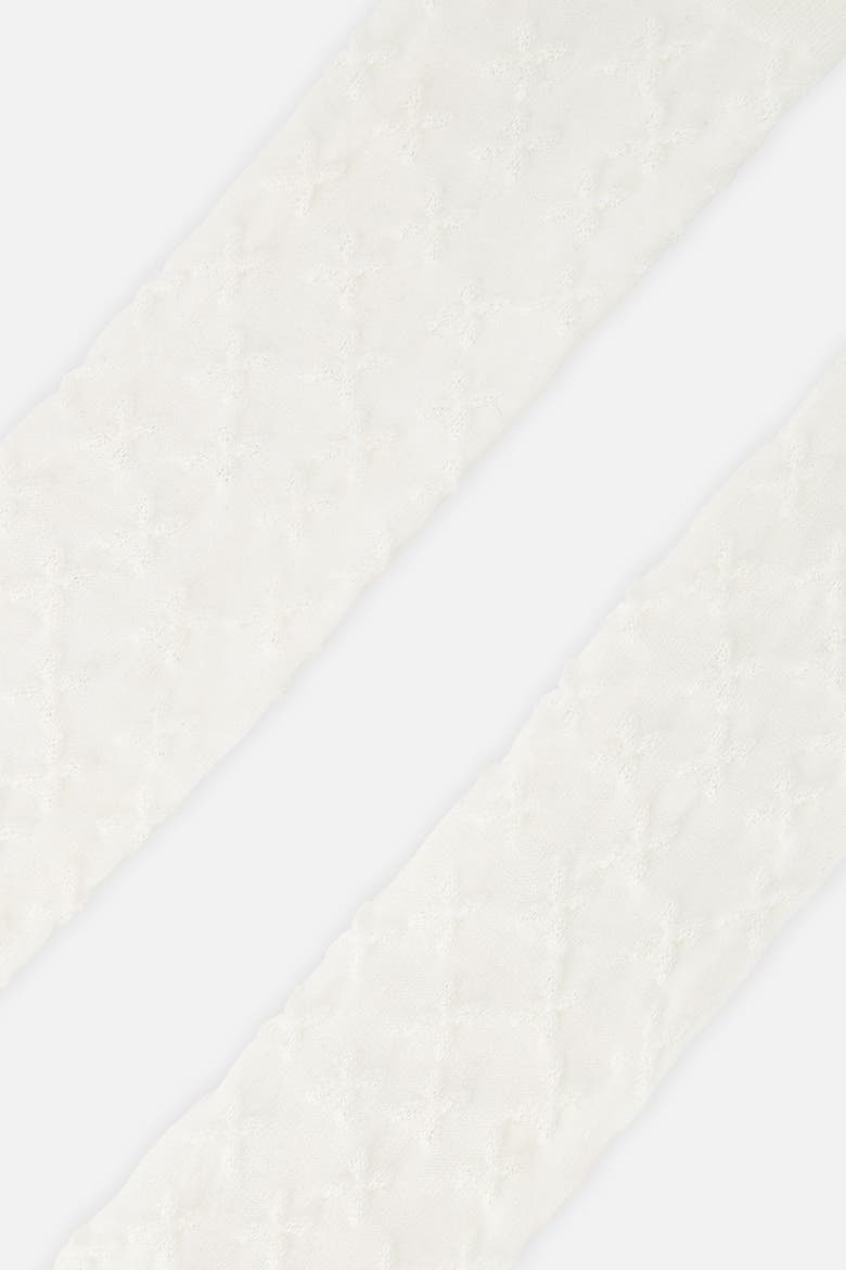 Knit Textured Tights, Alternate, color, Off-White