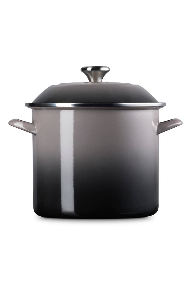 Le Creuset 10-Quart Enameled Stainless Steel Stock Pot, Alternate, color, Oyster