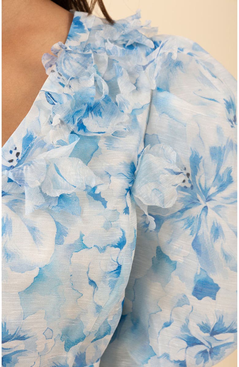 Hale Bob Promise Floral Organza Dress, Alternate, color, 