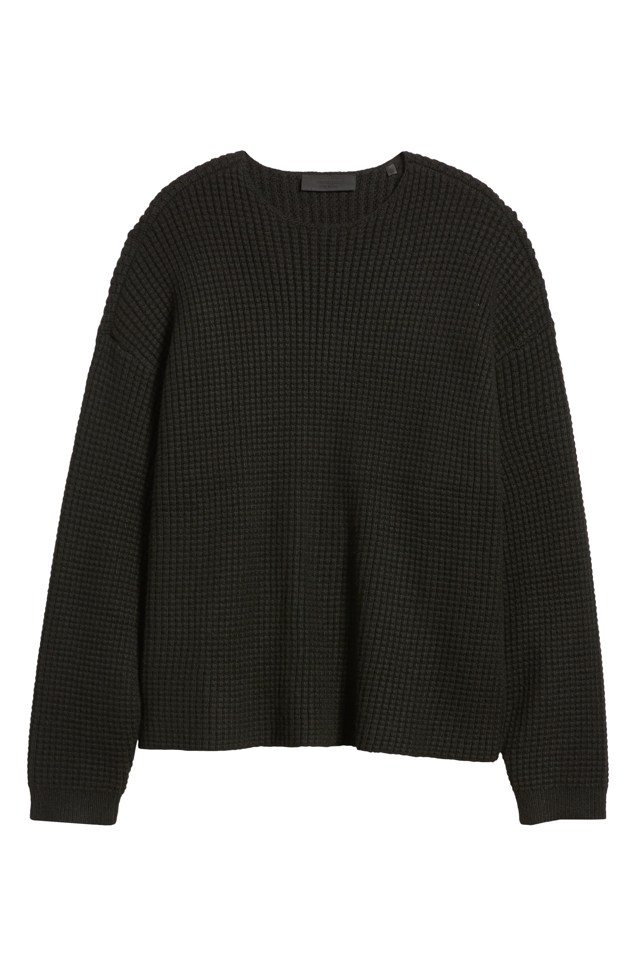 Fear of God Essentials Gender Inclusive Heavy Waffle Knit Crewneck