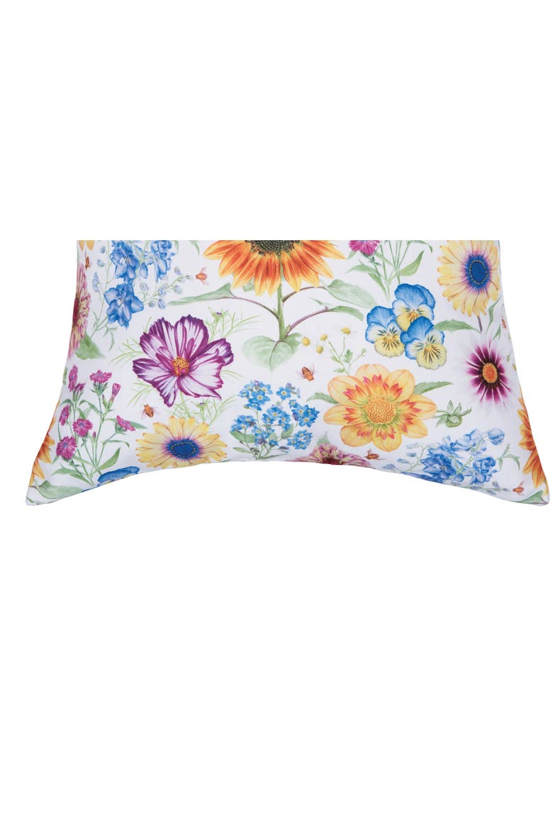 Spring Blossoms Indoor/Outdoor Accent Pillow, Alternate, color, Yellow