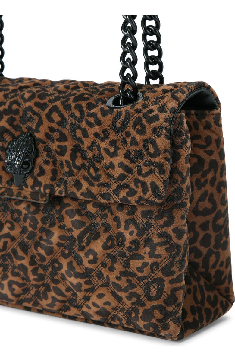 Kurt Geiger London Kensington Quilted Leather Shoulder Bag, Alternate, color, Open Brown