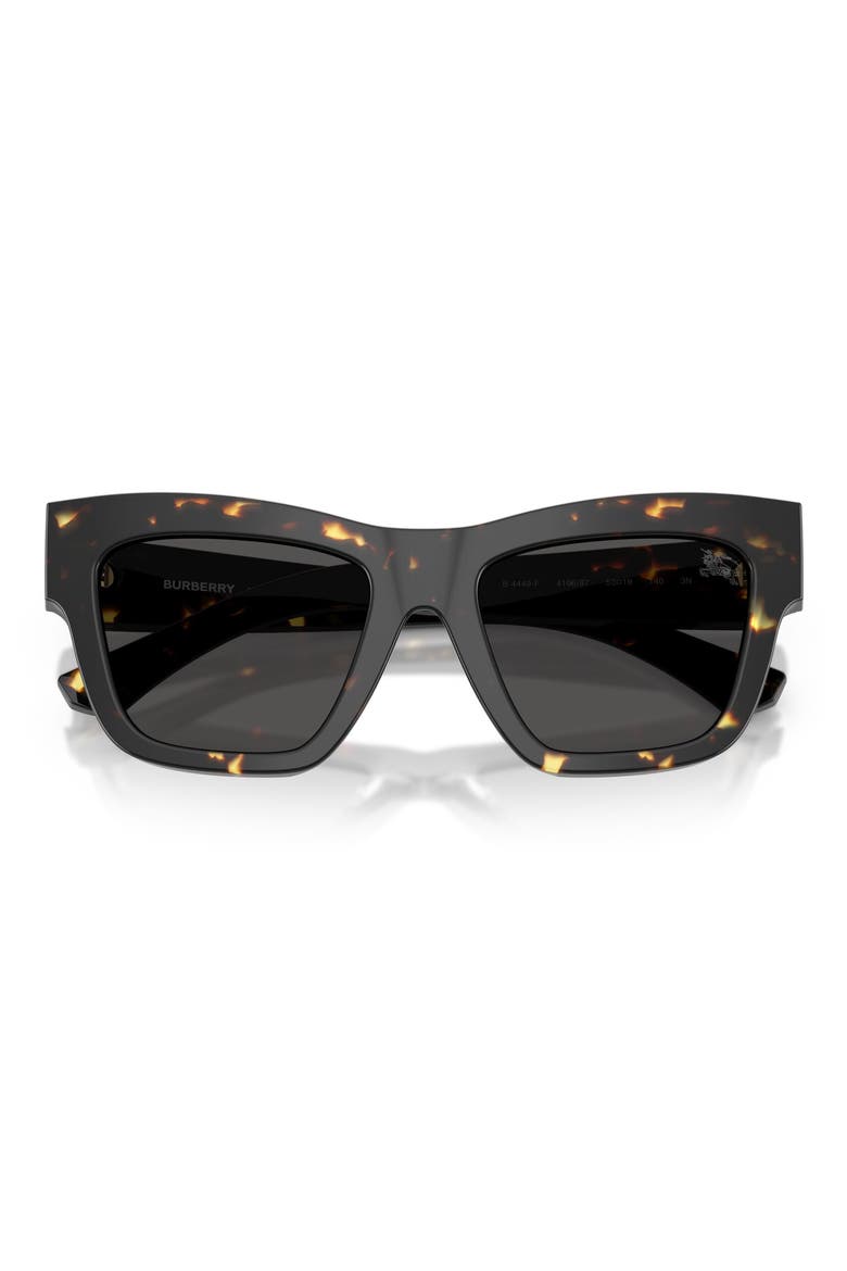 53mm Square Sunglasses, Alternate, color, YELLOW HAVANA